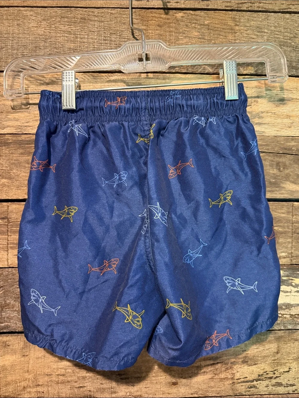 💚💰BOGO FREE Thereabouts Fish Print Boys’ Swim Trunks XXS 4-5